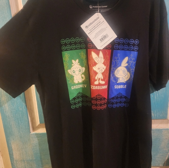 Pokemon Galar First Partner Relaxed Fit Crew Neck T-Shirt - Adult Large NWT - Picture 6 of 6